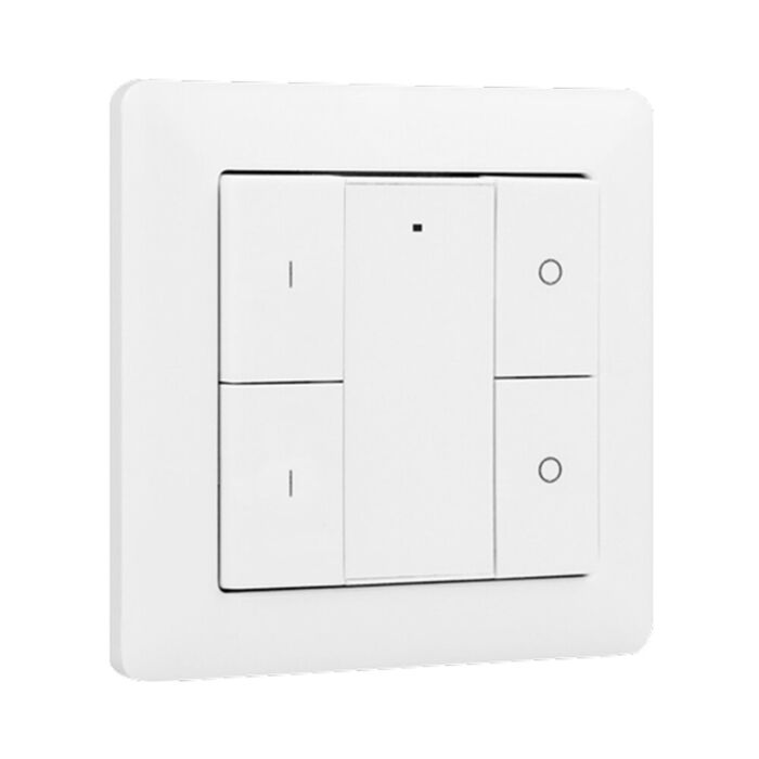 Commande murale sans fil Zigbee 2 zones