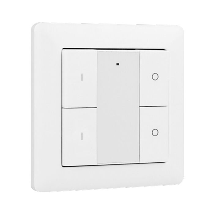 Commande murale sans fil Zigbee 2 zones