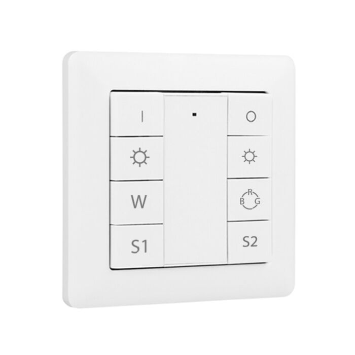 Commande murale sans fil RGBW Zigbee 1 zone