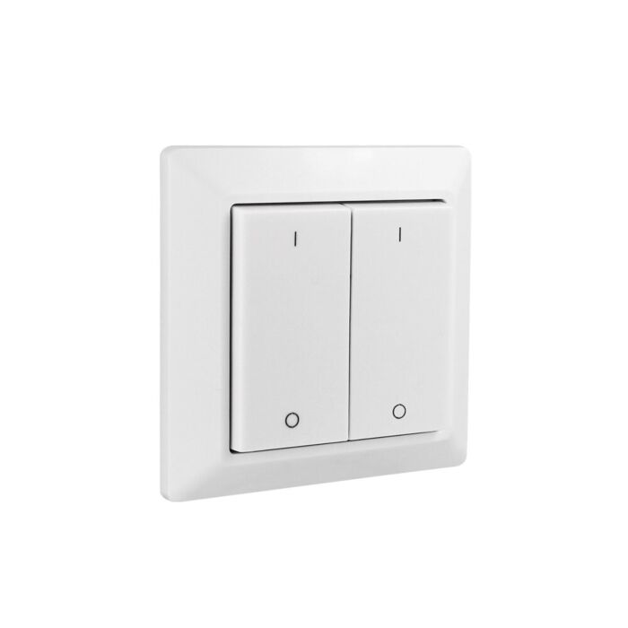 Commande murale sans fil Zigbee 2 zones cinétique