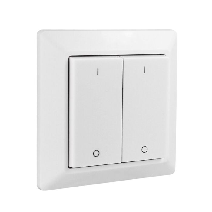 Commande murale sans fil Zigbee 2 zones cinétique