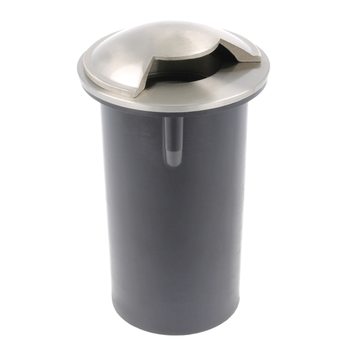 Spot au sol Luna 1 GU10 inox IP67 rond