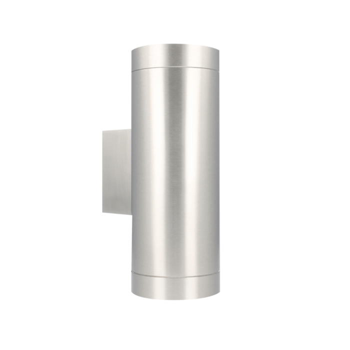 Applique murale Lita up and down inox GU10