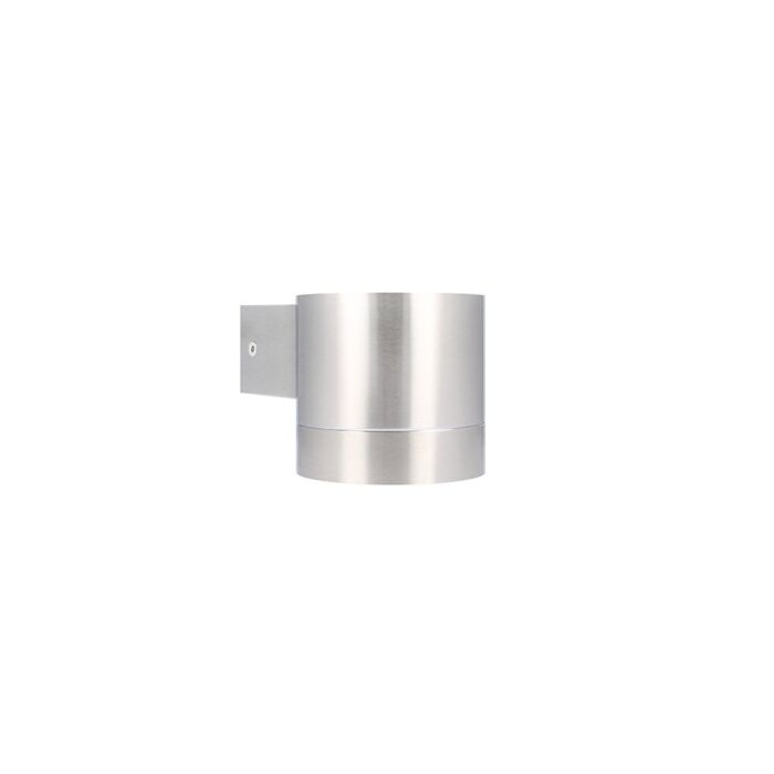Applique murale Fides down inox GX53