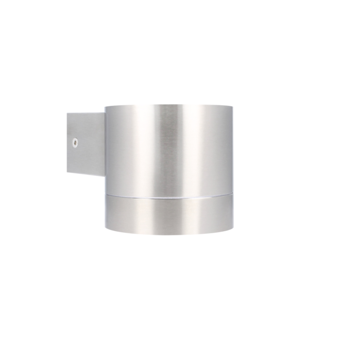 Applique murale Fides down inox GX53