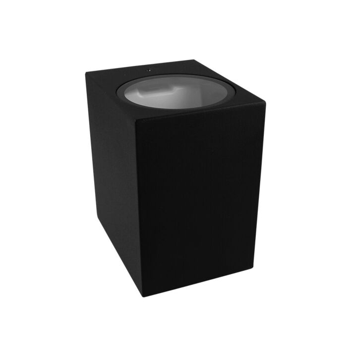 Applique murale Kubbe 4 up and down noir IP54 GU9