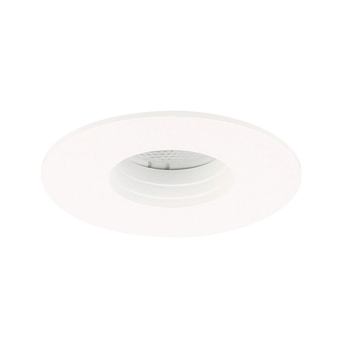 Spot LED encastrable Piatto rond 3W 2700K blanc IP65 dimmable