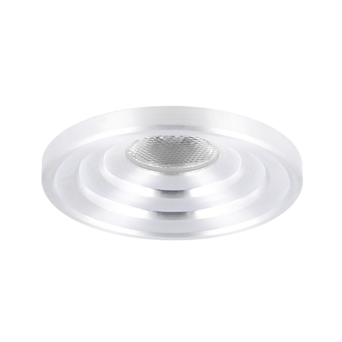 Spot LED encastrable Arola rond 3W 2700K aluminium IP55 dimmable