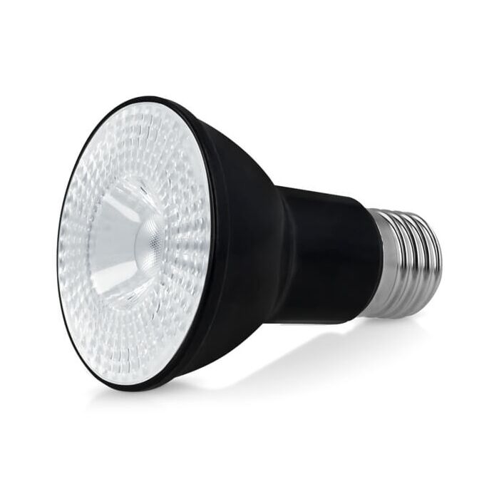 Ampoule LED PAR 20 Pollux 8 watts E27 dimmable 4000 K noir (remplace 50