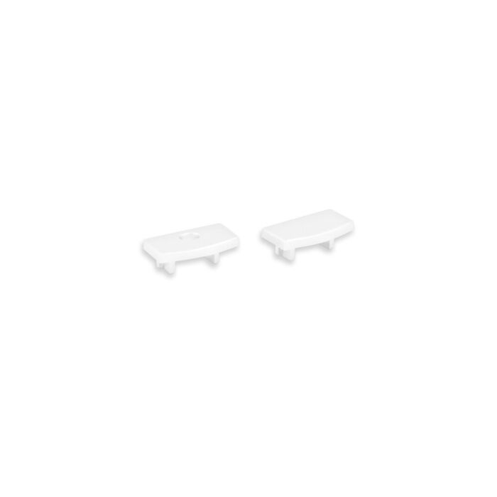 Embouts blanc pour Profilé ruban LED Potenza plat