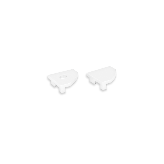 Embouts blanc pour Profilé ruban LED Tarenta