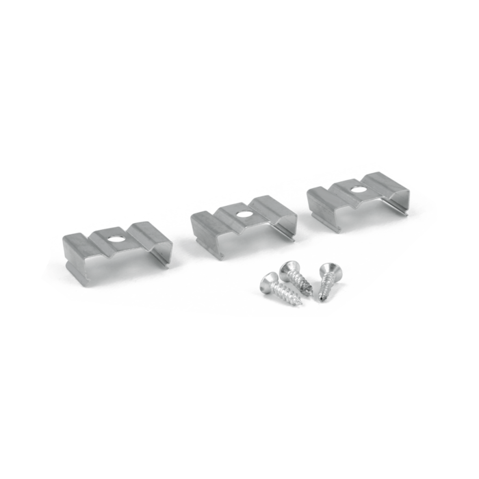 Clips de montage aluminium pour Profilé ruban LED Senisa