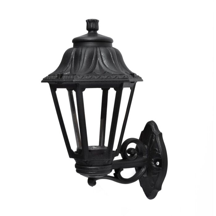 Lanterne extérieure Anna noir verre transparent E27 IP55