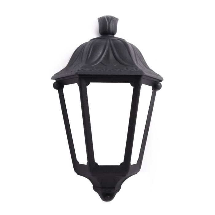 Lanterne extérieure Iesse noir verre transparent E27 IP55