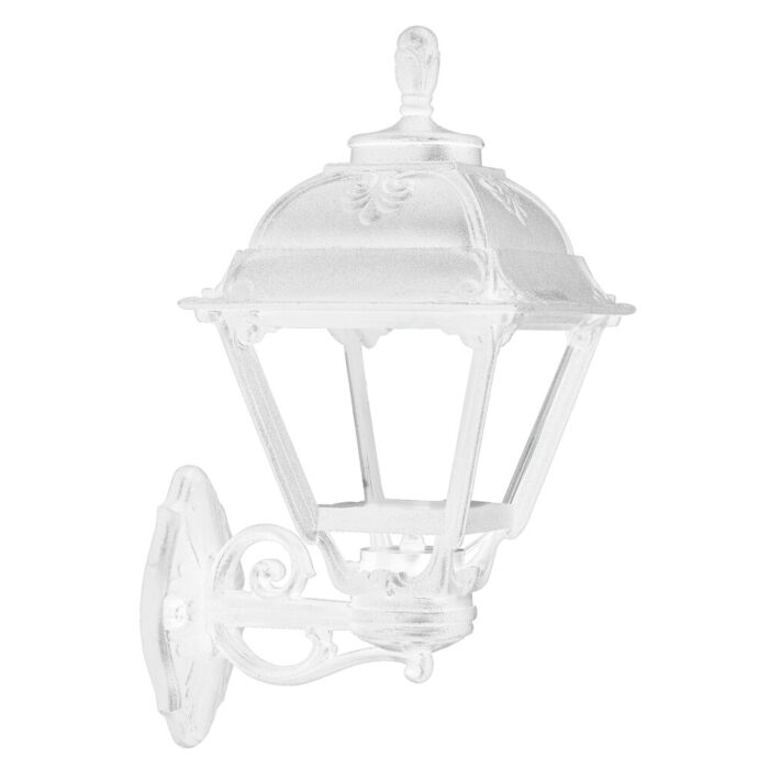 Lanterne extérieure murale Cefa blanc verre transparent E27 IP55