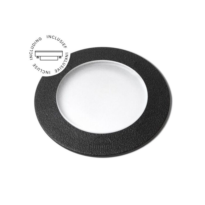 Spot au sol Ceci 1 GX53 noir IP67 rond ampoule incluse 3W 3000K/4000K/6500K