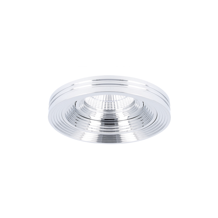 Spot en saillie Loreo rond chrome profond