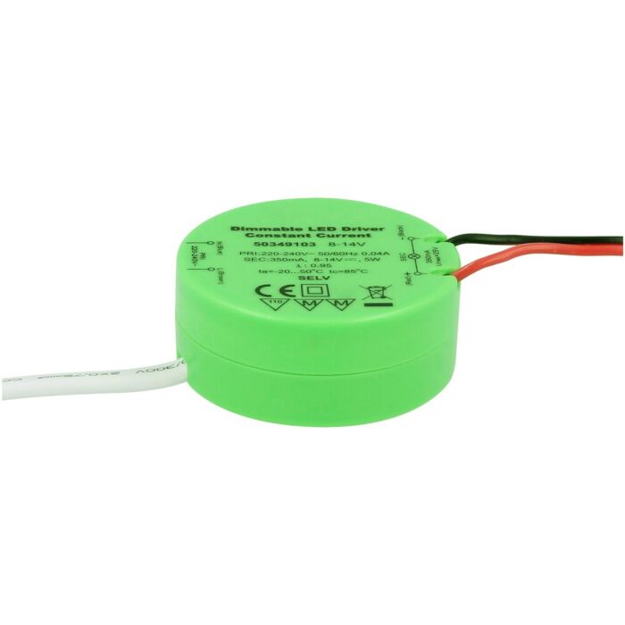 Driver LED 350mA Max. 5W 8-14V dimmable
