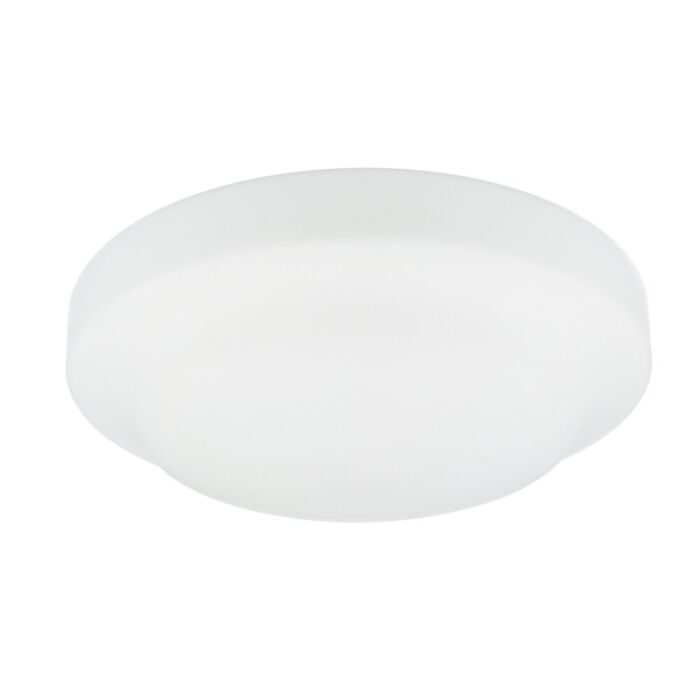 Plafonnier LED Carino rond 30 cm IP44 verre