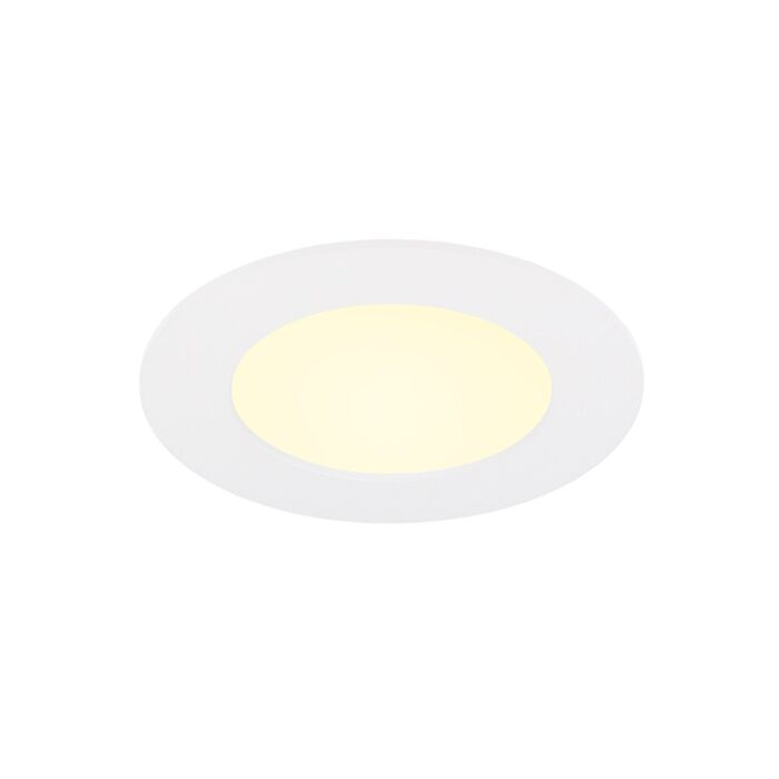 Plafonnier LED Premium Line 12cm blanc 9W 3000K IP44 dimmable