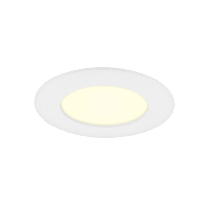 Plafonnier LED Premium Line 12cm blanc 9W 3000K IP44 dimmable