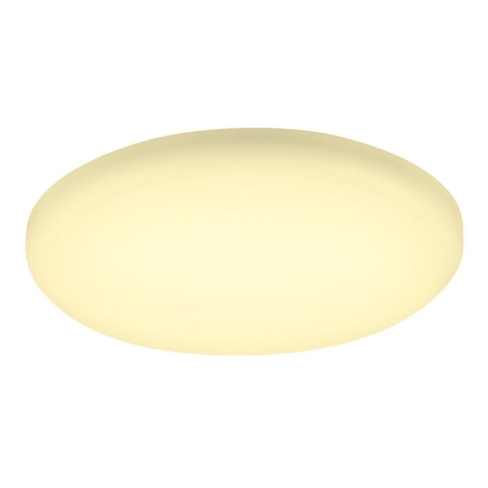 Plafonnier LED 24cm aluminium encastrable 14W 2900K IP44 dimmable