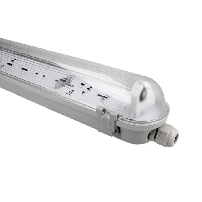 Réglette pour tube LED 1 x 150cm Aqua Pro reliable IP65