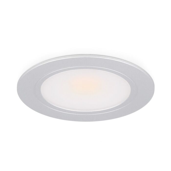 Éclairage meuble spot Novello encastrable et saillie 3W 2700K aluminium dimmable 12V DC