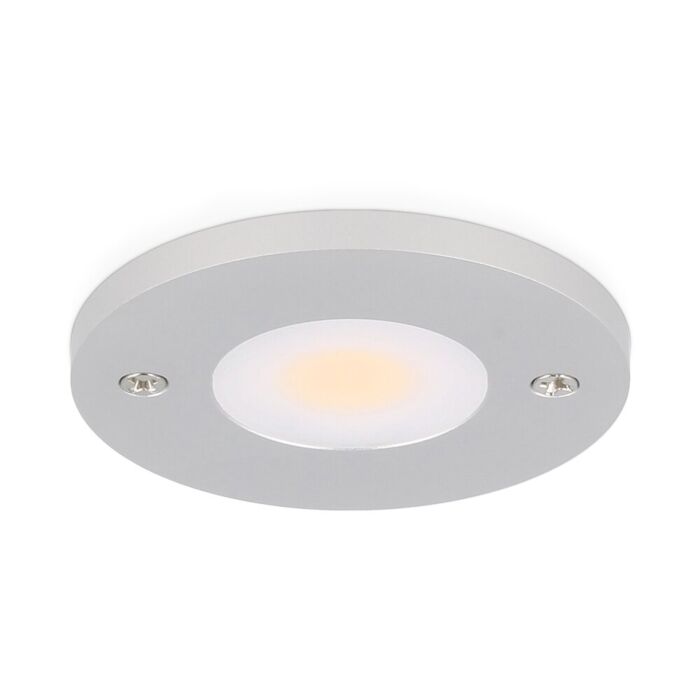 Éclairage meuble spot Livo saillie 3W 2700K aluminium dimmable 12V DC