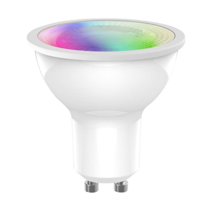Ampoule LED GU10 Connectée tint 6W RGBW dimmable