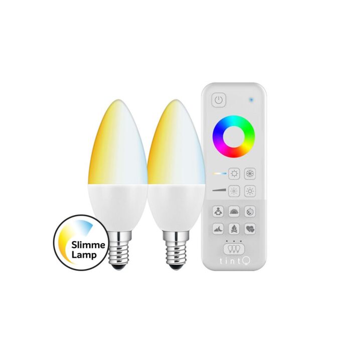 Kit de démarrage LED connecté tint E14, blanc