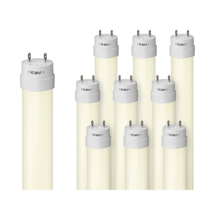 Pack économique de 10 tubes LED T8 Premium Line 60 cm 10 W | 3000 K