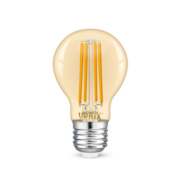 Ampoule LED filament E27 Atlas A60 ambré 8W 1800K dimmable
