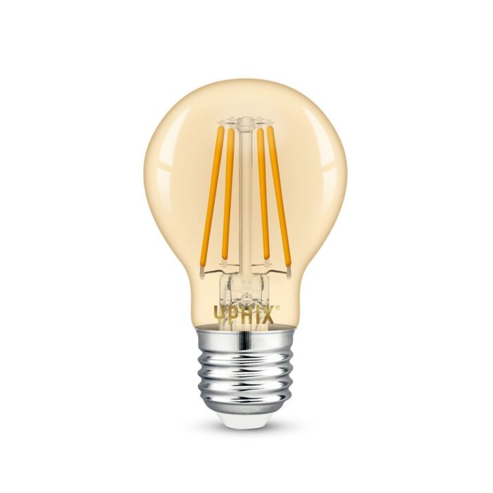 Ampoule LED filament E27 Atlas A60 ambré 4W 1800K dimmable