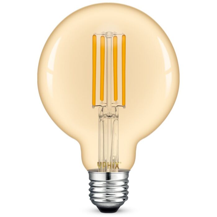 Ampoule LED filament E27 Atlas G95 ambré 7W 1800K dimmable