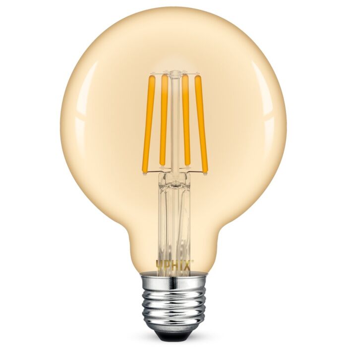 Ampoule LED filament E27 Atlas G95 gold 4W 1800K dimmable