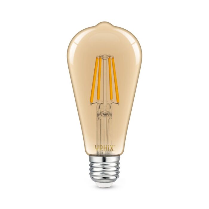 Ampoule LED E27 Edison Atlas ST64 ambré 4,5 watts 1800K dimmable