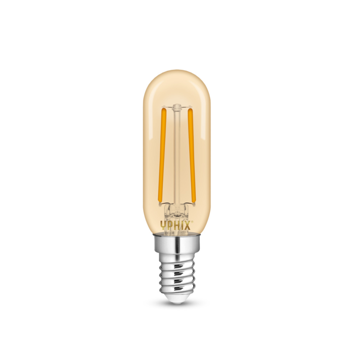 Ampoule LED E14 tube T24 Filament Atlas 2,5W 2200K ambré dimmable
