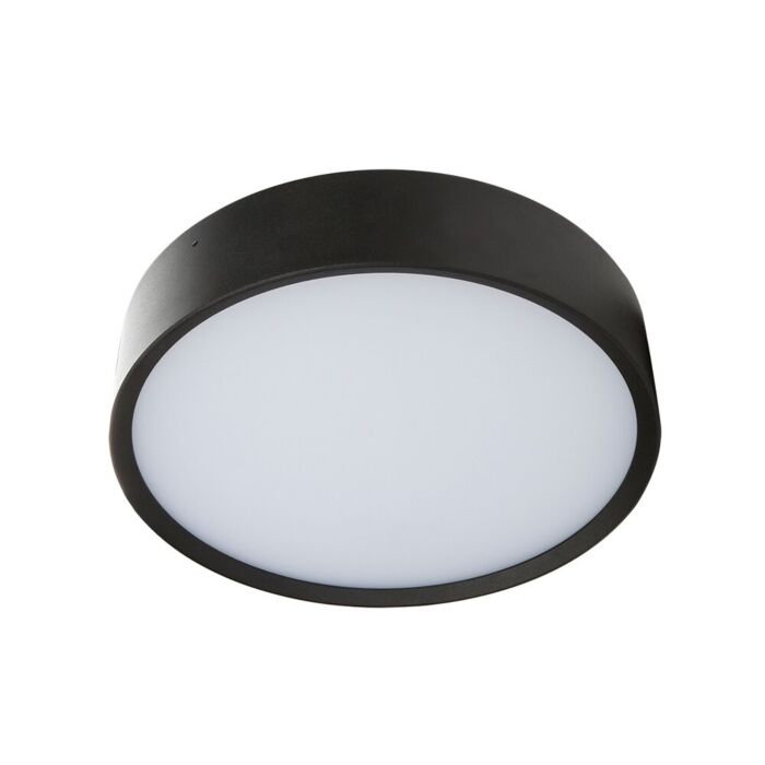 Applique murale Arendal 1 noir 12W 3000K IP65