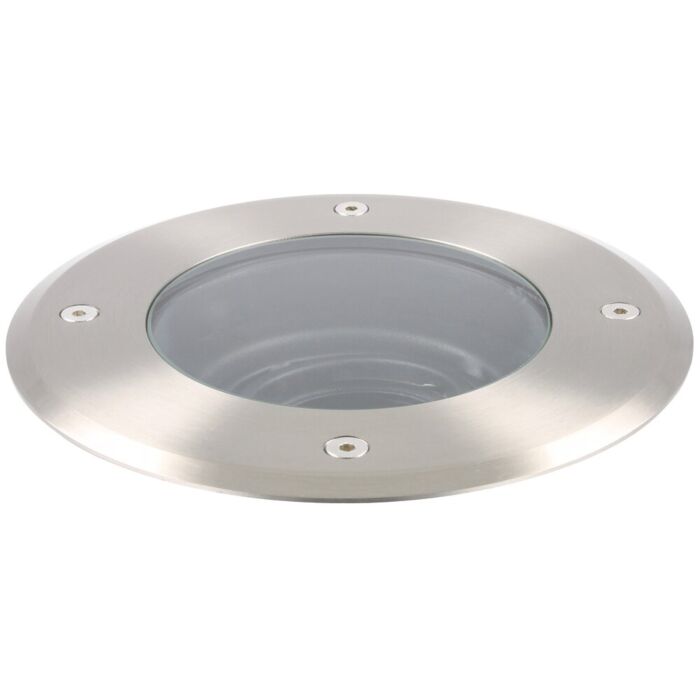 Spot au sol Novus GU10 inox IP67 rond orientable